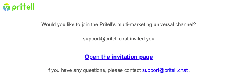 UC invite button