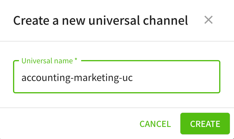 Modal after name inserted